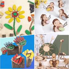 ‪DIY Wood Craft Kits for Kids Ages 4-12Unfinished Wood Slices with Loose  Parts to Make Animals ToysChildren Art Craft Activities Kit Creative Art  Toys | Fruugo IE‬‏