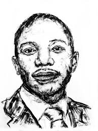 Mmusi Aloysias Maimane Drawing by David Rabie