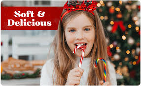Amazon.com: Christmas Candy Canes Tutti Frutti, Blue/White Peppermint, Red  and White Cherry Mix Flavors