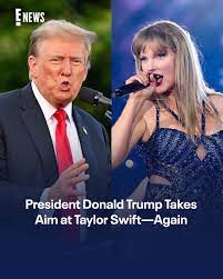 President Donald Trump still has some bad blood with Taylor Swift. More in  the comments below.