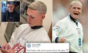 His dazzling displays earned a place in gareth southgate's england squad, meaning foden will now represent his country at the european championships. Phil Foden Goes Full Paul Gascoigne With Blond Highlights Ahead Of Euro 2020 Daily Mail Online