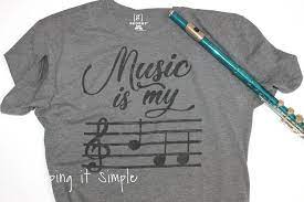 Download Easy Diy Music Notes Shirt With Svg File Keeping It Simple