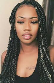 Black And Grey Braids Hairstyles Crochet Box Braids 1b Gray Love Grey Box Braids Natural Hair Styles Box Braids Styling