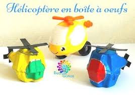 Fabriquer Un Helicoptere Avec Une Boite D Oeufs Boite A Oeuf Activite Manuelle 3 Ans Activite Manuelle Garcon