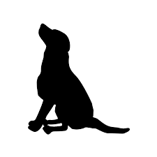 Sitting Dog Silhouette Clip Art Png Dog Clip Art Clip Art Dog Silhouette