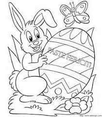 Profita de moment pentru a ii povesti despre semnificatia sarbatorii de pasti. Oua De Pasti Easter Bunny Colouring Easter Coloring Pages Easter Colouring