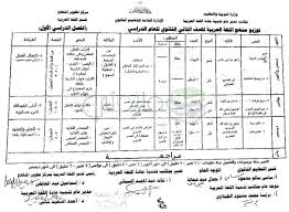 توزيع منهج اللغة العربية للصف الثاني الثانوي ملزمتي