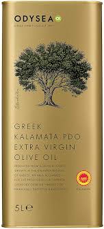 Odysea Greek Pdo Kalamata Extra Virgin Olive Oil Tin 5 Litre Amazon Co Uk Grocery