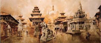 Nepal Heritage Art Nepal Cityscape