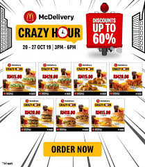 Saiba todas as informações aqui. 20 27 Oct 2019 Mcdonald S Mcdelivery Crazy Hour Promotion Everydayonsales Com