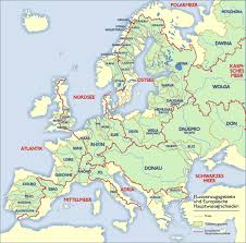 Europaische Wasserscheiden Vandenskyra Vikipedija Plakater Oer Europa