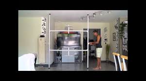 Multimedia wan tv wan raumteiler, in min. Multimedia Wand Tv Wand Raumteiler In 20 Min Aufgebaut Tv Saule Uniprof Youtube