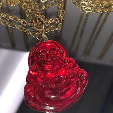 Is it disrespectful to wear a buddha necklace? Custom Jewelry Jewelry Lucky Red Buddha Necklace Poshmark
