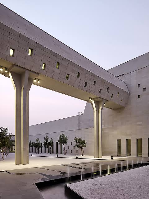 The iconic contemporary campus of Bihar Museum, AI generated