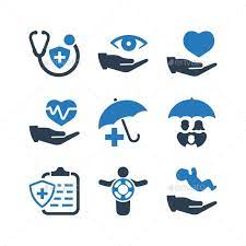 Health Insurance Icons Blue Version Health Insurance Best Health Insurance Health Icon