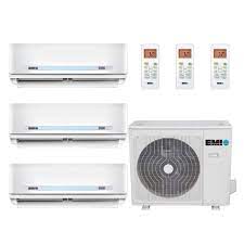 Emi Mz4h36d 3 Walh12d 36 000 Btu 20 Seer Ductless Tri Zone Heat Pump System 12 12 12