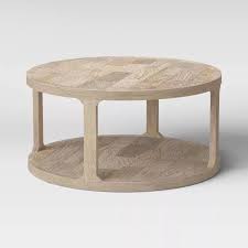 Alessi mosaic indoor/outdoor coffee table. Castalia Round Natural Wood Coffee Table Threshold Natural Wood Coffee Table Coffee Table Coffee Table Wood