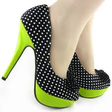 Black And White Polka Dot Heels Womens Amazon Com Show Story Womens Hot Polka Dots Bow High Heel Platform Stiletto Pumps Lf30426 Shoes Bow High Heels Polka Dot Shoes Heels