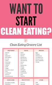 Thus, it should be checked that products which are bought, should have all such quantities and nutrient level. Clean Eating Grocery List For Beginners Spices Greens
