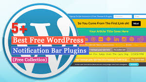 You will get many options for wordpress notification bars but these are the best option. Best Free Wordpress Notification Bar Plugins 2021 Collection