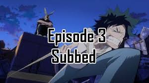 My Hero Academia Season 1 Episode 3 English Subbed My Hero Academia My Hero My Hero Academia Episodes