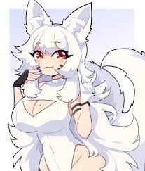 Rule 34 - Breasts Fox Girl J5daigada Mole On Breast Tagme White Hair |  7295317