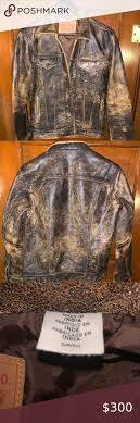 Levi S Real Brown Leather Trucker Jacket In 2020 Jackets Trucker Jacket Levi
