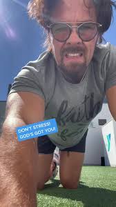 Don’t stress. God’s got you! #faith #christian #christiantiktok #jasoncrabb  #christianmusic #workout #pushups #god #jesuslovesyou