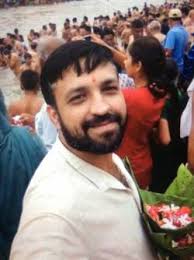 Acharya Deep Ratan Sharma in Har Ki Pauri,Haridwar