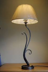 Belltrees Forge Wrought Iron Table Lamp Fern Lamp Decoracion En Hierro Mesas De Hierro Forjado Decoracion De Interiores Rustico