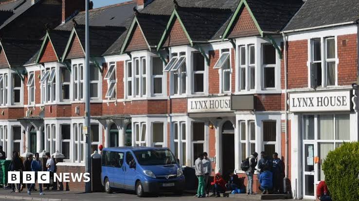 Overcrowding' at asylum seekers' Lynx House, Cardiff - BBC News