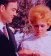 Sandra Dee and her husband, Bobby Darin, are photographed at the premiere  of their romantic comedy, If A Man Answers, in 1962."