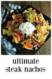 Ultimate Steak Nachos You Ll Want To Be Home For These Recipe Steak Nachos Nachos Recipe Easy Leftover Steak