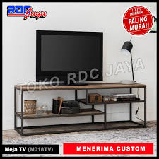 Harga besi siku lubang sedikit berbagi informasi mengenai harga besi siku lubang ukuran besi siku besi siku, panjang 6m ini adalah besi siku ukuran 3x3, 4x4, memiliki panjang 6m per satu hay moms assalamualaikum di video kali ini aq mau buat meja wastafel cuci piring dari besi siku. Jual Rak Stand Tv Meja Industrial Meja Kayu Jati Belanda Meja Tv Kaki Besi Kota Depok R D C Jaya Tokopedia