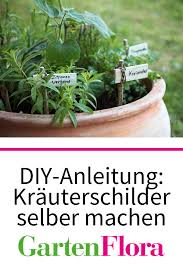 Schilder Fur Krauterbeet Selber Machen Diy Fur Den Garten Gartenflora Krauter Anpflanzen Nutzgarten Anlegen Krauterbeet