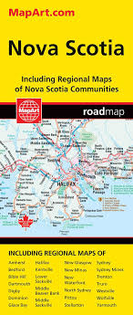 Nova scotia is one of the atlantic provinces of canada. Mapart Nova Scotia Canada Folding Travel Map The Map Shop