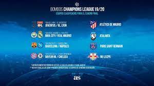 El sorteo de octavos de final de la champions league sorteo se realizará en nyon, sede de la uefa y se celebrará el próximo 14 de diciembre de 2020. Sorteo Champions League Equipos Normas Formato Y Como Sera As Com