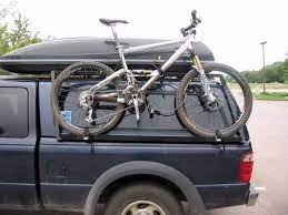 Truck Bed Pvc Bike Rack On The Side Of The Camper Nice Use Of Space Truck Bed Camping Pop Up Truck Campers Pvc Bike Racks