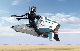 Https Ravendeviant Deviantart Com Art Mandalorian Speeder Bike Attack 668409162 Star Wars Pictures Star Wars Ships Star Wars Characters Pictures