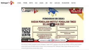 Setiap tahun, kerajaan negeri menawarkan insentif yang dinamakan hadiah pengajian institut pengajian tinggi (hpipt) ini bagi meringankan beban. Selangor Tv Permohonan Hadiah Pengajian Ipt Kini Dibuka Inisiatif