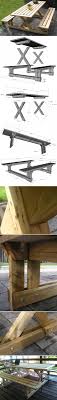 Diy Garden Bench And Table Diy Projects Usefuldiy Com Comment Fabriquer Des Meubles Meuble Jardin Fabrication Meuble