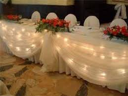 How To Head Table With Tulle Weddingbee Wedding Party Table Wedding Table Wedding Decorations