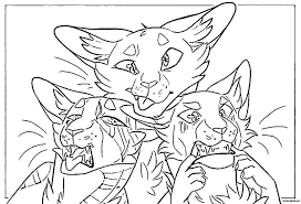 Select one of 1000 printable coloring pages of the category for boys. Warrior Cat Coloring Pictures Novocom Top