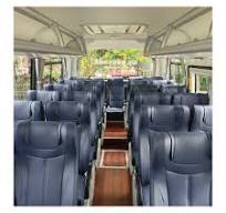 Specialized Custom Double RV/School Bus Seat Classic Leather Coach Bus  Chair with Flip Fold Function Minibus Passenger Campervan