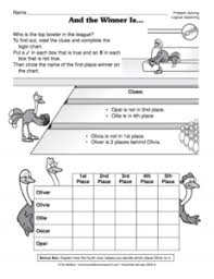 Kids logic puzzles on our pages( always 'free' ) are divided into two categories : That S Puzzling Activity Sheets From The Mailbox Infobase
