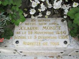Monet S Grave Giverny Claude Monet Monet Claude