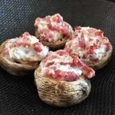Champignons Farcis Au Carre Frais Et Bacon Pour L Apero Rachel Cuisine Rachel Cuisine Recette Champignons Farcis