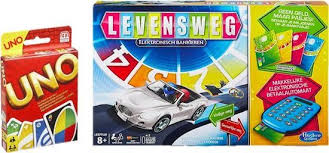 Bol Com Spelvoordeelset Levensweg Elektronisch Bankieren Bordspel Uno Kaartspel Games