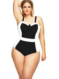Black And White One Piece Swimsuit St Vincent Colorblock Plus Size Swimsuit W Underwire Black White One Piece Swimsuits Women S Plus Size Swimwear Plus Size Swimsuits Plus Size Swimwear