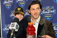 WATCH: Kris Letang's son Alex takes over media availability ...